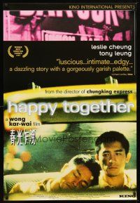 9w247 HAPPY TOGETHER 1sh '97 Hong Kong homosexuals travel to Argentina and break up!