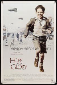 9w272 HOPE & GLORY 1sh '87 John Boorman's childhood memories of England during World War II!