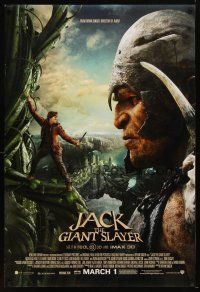 9w315 JACK THE GIANT SLAYER advance DS 1sh '13 Bryan Singer directed CGI, cool image!