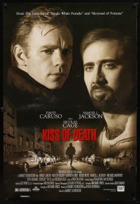 9w362 KISS OF DEATH style A 1sh '95 Nicolas Cage, David Caruso, Samuel L. Jackson, Tucci