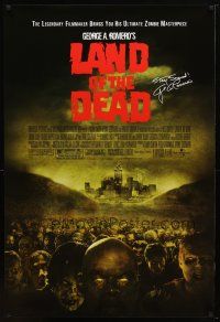 9w380 LAND OF THE DEAD 1sh '05 George Romero directed, mob of zombies!
