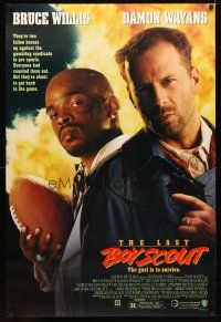 9w386 LAST BOY SCOUT DS 1sh '91 Bruce Willis, Damon Wayans, Chelsea Field, football & gambling!