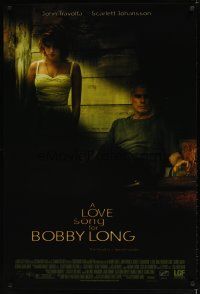 9w442 LOVE SONG FOR BOBBY LONG 1sh '04 Scarlett Johansson, John Travolta in the title role!