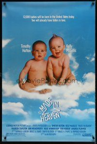 9w449 MADE IN HEAVEN 1sh '87 Alan Rudolph, Timothy Hutton, Kelly McGillis, cute babies!