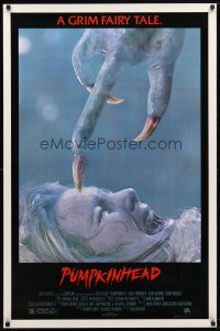 9w617 PUMPKINHEAD 1sh '87 directed by Stan Winston, Lance Henriksen, creepy horror image!