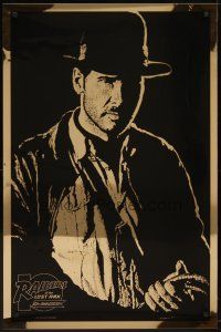 9w622 RAIDERS OF THE LOST ARK Kilian foil hand-numbered style B teaser 1sh R91 Harrison Ford!