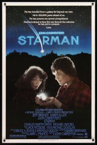 9w747 STARMAN 1sh '84 John Carpenter directed, alien Jeff Bridges & Karen Allen!
