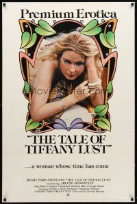 9w766 TALE OF TIFFANY LUST 1sh '81 Radley Metzger premium erotica, her time has come!