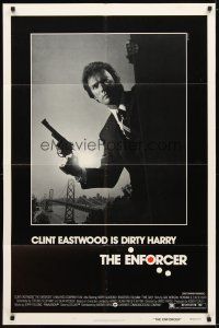 9x249 ENFORCER 1sh '76 photo of Clint Eastwood as Dirty Harry by Bill Gold!