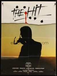 9x352 HIT English 1sh '84 Stephen Frears directed, John Hurt, cool silhouette image!