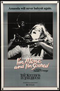 9x295 FRIGHT/KILLER IS IN THE HOUSE 1sh '70s Susan George will never babysit again!