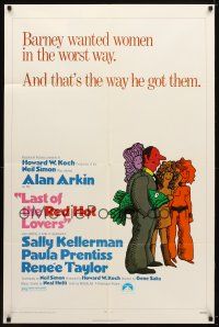 9x432 LAST OF THE RED HOT LOVERS 1sh '72 Alan Arkin got women in the worst way, by Neil Simon!