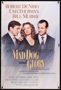9x483 MAD DOG & GLORY 1sh '93 Robert De Niro, sexy Uma Thurman, Bill Murray!