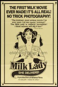 9x522 MILK LADY 1sh 1975 sexploitation, no trick photography, udderly incredible!
