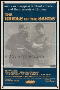 9x646 RIDDLE OF THE SANDS 1sh '79 Tony Maylam, Michael York, sexiest Jenny Agutter!