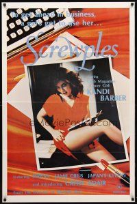 9x690 SCREWPLES 1sh '79 sexy covergirl Kandi Barber, Jamie Gillis, Serena!