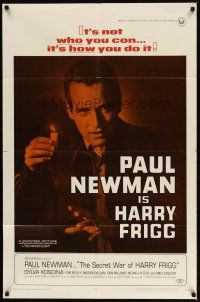 9x698 SECRET WAR OF HARRY FRIGG 1sh '68 Paul Newman in the title role, directed by Jack Smight!