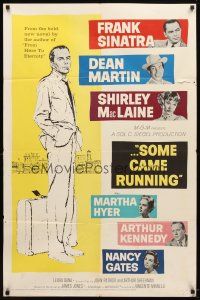 9x782 SOME CAME RUNNING 1sh '59 full-length art of Frank Sinatra w/Dean Martin, Shirley MacLaine