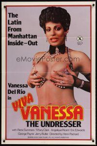 9x936 VIVA VANESSA 1sh '84 sexy Vanessa Del Rio is the Latin from Manhattan, x-rated!