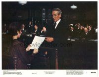 9y965 VERDICT color 11x14 still #2 '82 c/u of lawyer Paul Newman in court, written by David Mamet!