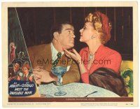 9y211 ABBOTT & COSTELLO MEET THE INVISIBLE MAN LC #2 '51 close up of Lou & pretty Adele Jergens!