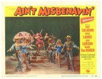 9y219 AIN'T MISBEHAVIN' LC #7 '55 Piper Laurie & Mamie Van Doren in dance production!