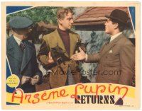 9y243 ARSENE LUPIN RETURNS LC '38 Pendleton wants to shake Melvyn Douglas' hand, but they're full!