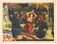 9y249 BAGDAD LC #6 '50 image of Maureen O'Hara in sexiest harem outfit dancing for men!