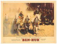 9y269 BEN-HUR LC #5 '60 Charlton Heston pulls ahead of his rival in the famous chariot race!