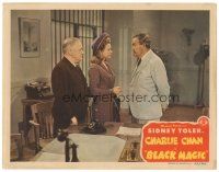 9y345 CHARLIE CHAN IN BLACK MAGIC LC '44 image of Sidney Toler in title role w/Helen Beverly!