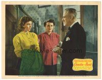 9y358 CLAUDIA & DAVID LC '46 close up of Dorothy McGuire & Mary Astor with butler!