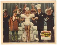 9y408 DIAMOND HORSESHOE LC '45 image of sexy dancer Betty Grable in skimpy outfit w/cast!