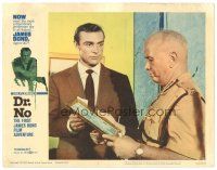 9y427 DR. NO LC #7 '62 close up of Sean Connery as James Bond asking guard about a picture!