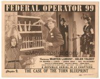 9y054 FEDERAL OPERATOR 99 chapter 9 TC '45 FBI crime serial, The Case of the Torn Blueprint!!