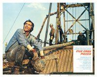 9y465 FIVE EASY PIECES LC #5 '70 Jack Nicholson working on oil rig, directed by Bob Rafelson!