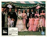 9y506 GODFATHER LC #7 '72 Marlon Brando, , James Caan & John Cazale at Connie's wedding!