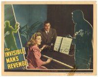 9y545 INVISIBLE MAN'S REVENGE LC '44 Jon Hall, H.G. Wells, F/X scene w/ Alan Curtis, Evelyn Ankers