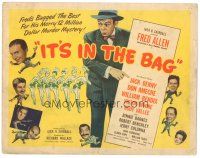 9y091 IT'S IN THE BAG TC '45 Fred Allen, Jack Benny, Don Ameche, Rudy Vallee, murder mystery!
