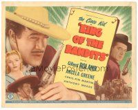 9y096 KING OF THE BANDITS TC '47 Gilbert Roland as The Cisco Kid & Chris-Pin Martin as Pancho!