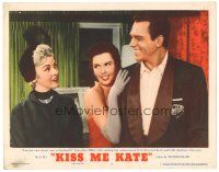 9y561 KISS ME KATE LC #7 '53 sexy Ann Miller between Howard Keel & Kathryn Grayson!