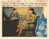 9y565 KITTY FOYLE LC '40 great image of white collar girl Ginger Rogers with Dennis Morgan!