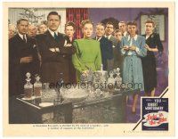 9y570 LADY IN THE LAKE LC #5 '47 party is startled by news of a murder, Audrey Totter & Leon Ames!