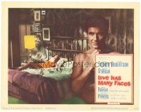9y609 LOVE HAS MANY FACES LC '65 sexy Lana Turner in bed & barechested Cliff Robertson!