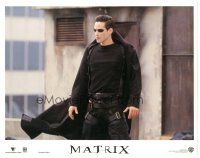 9y652 MATRIX LC '99 best full-length close up of Keanu Reeves as Neo wearing sunglasses!