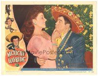9y662 MEXICAN HAYRIDE LC #4 '48 close up of Lou Costello in sombrero with pretty Luba Malina!