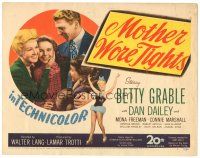 9y122 MOTHER WORE TIGHTS TC '47 great image of Betty Grable & Dan Dailey + kids!