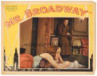 9y673 MR. BROADWAY LC '33 a tour of New York's famous hot spots with Ed Sullivan, woman on bed!