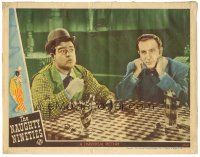 9y692 NAUGHTY NINETIES LC '45 wacky image of Bud Abbott & Lou Costello seated at table!