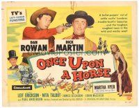 9y133 ONCE UPON A HORSE TC '58 Rowan & Martin, TV's funsters, sexy Martha Hyer!