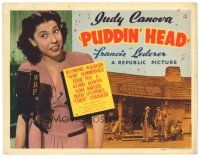 9y144 PUDDIN' HEAD TC '41 full-length close up of Judy Canova singing into microphone!
